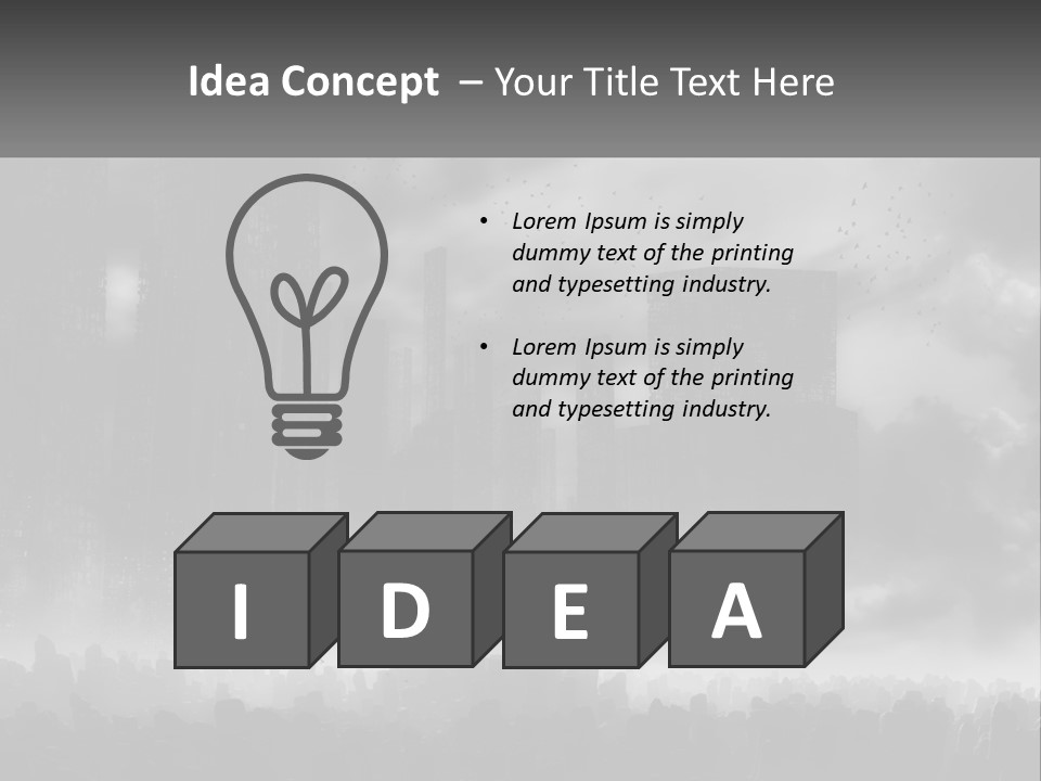 Industry Energy Electric PowerPoint Template
