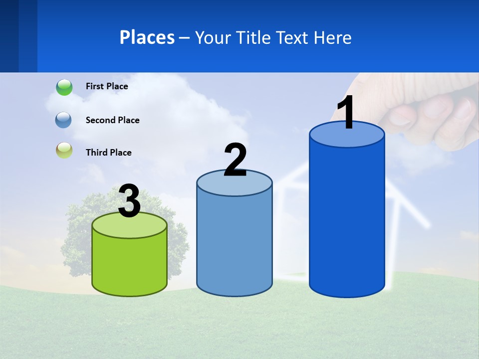 White Energy Supply PowerPoint Template