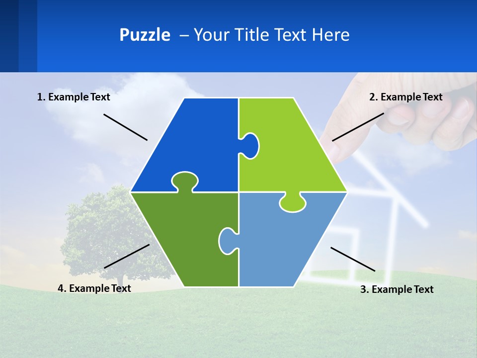 White Energy Supply PowerPoint Template