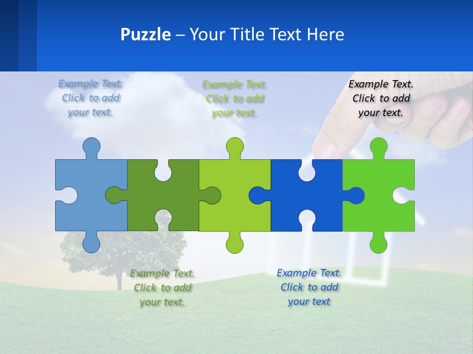 White Energy Supply PowerPoint Template
