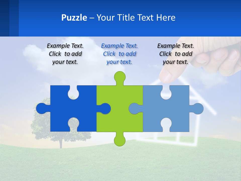 White Energy Supply PowerPoint Template