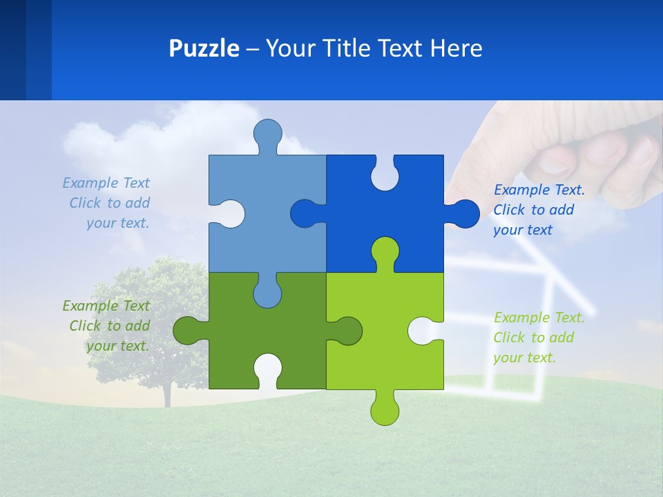 White Energy Supply PowerPoint Template