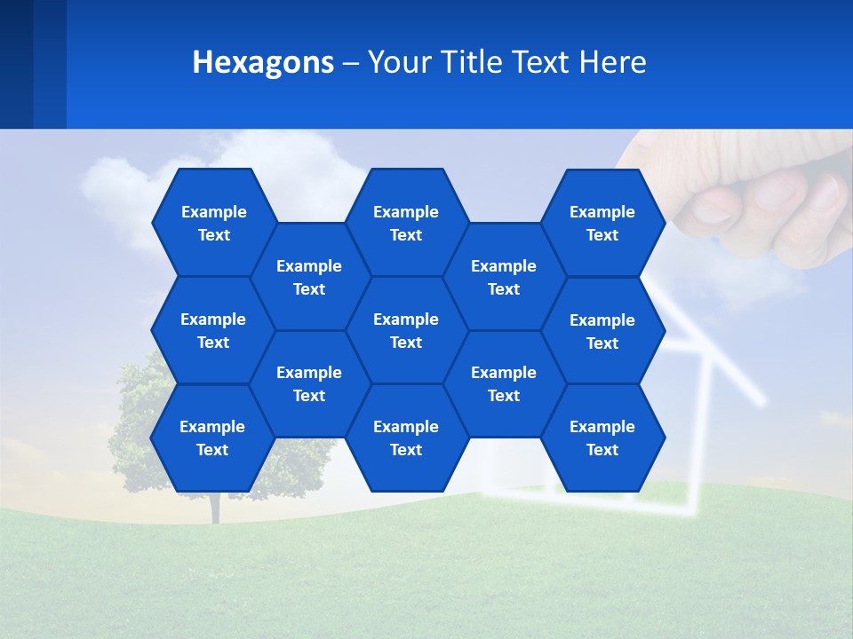 White Energy Supply PowerPoint Template