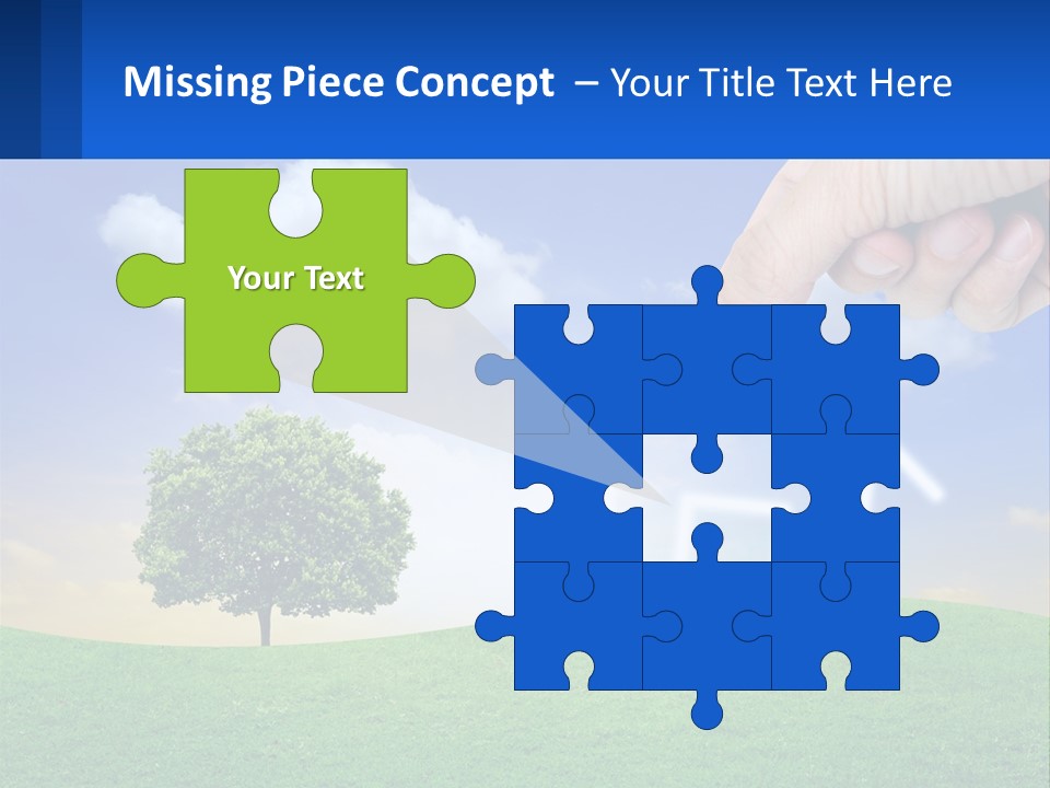 White Energy Supply PowerPoint Template