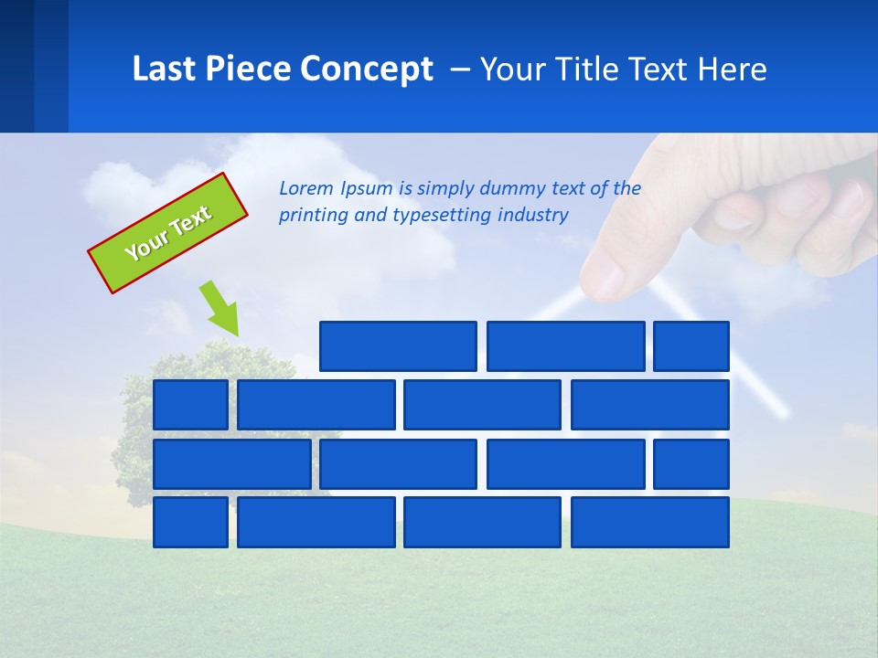 White Energy Supply PowerPoint Template