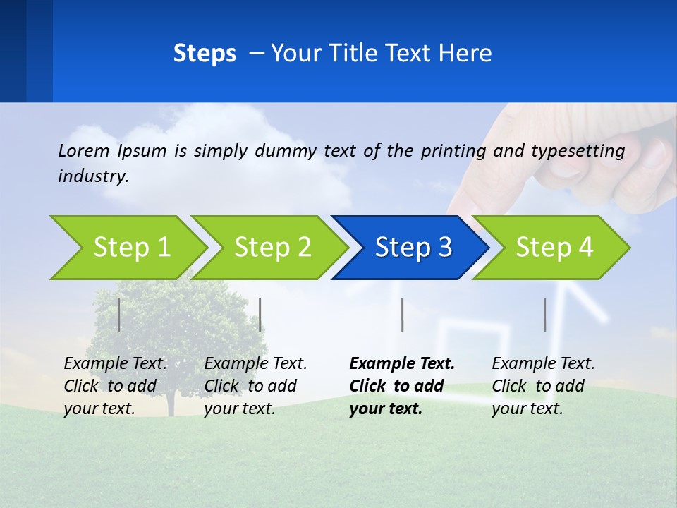 White Energy Supply PowerPoint Template