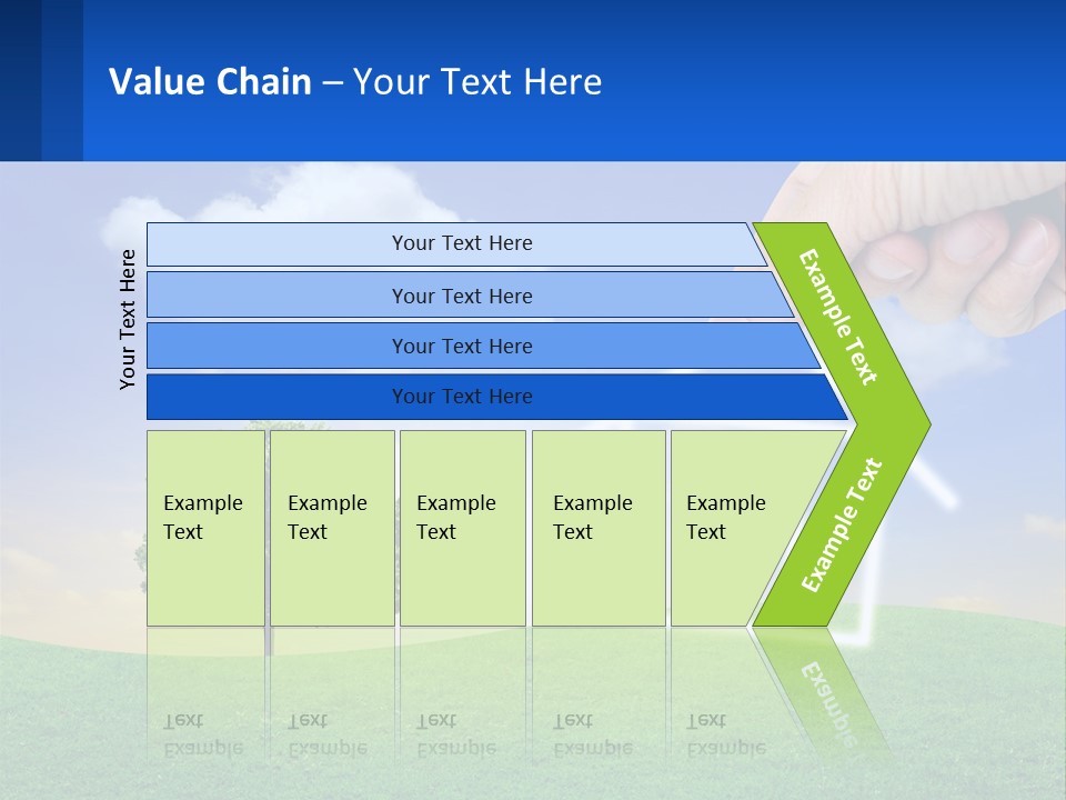White Energy Supply PowerPoint Template