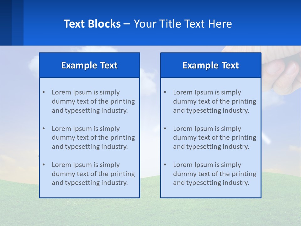 White Energy Supply PowerPoint Template