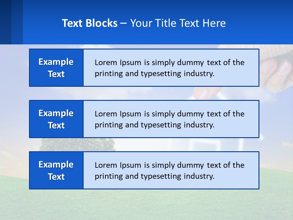 White Energy Supply PowerPoint Template