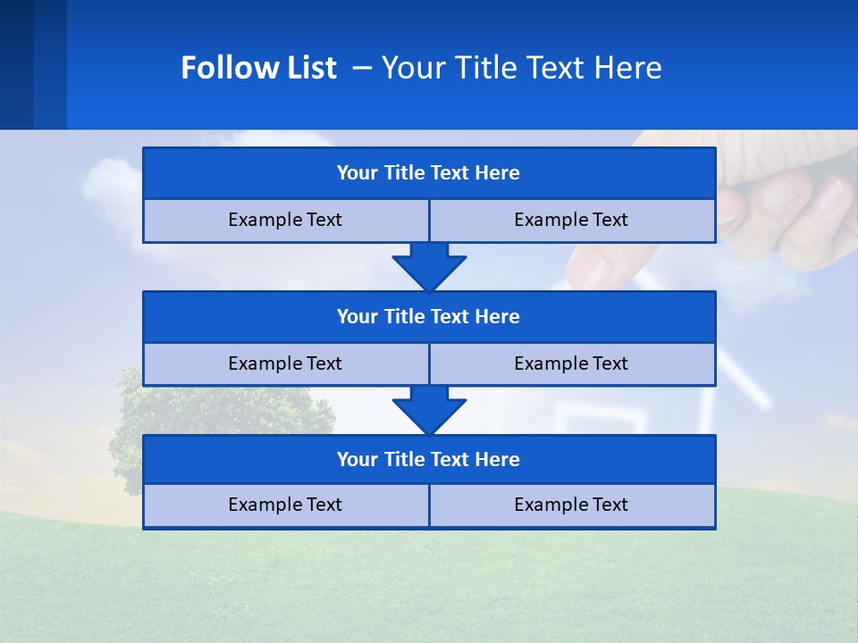 White Energy Supply PowerPoint Template