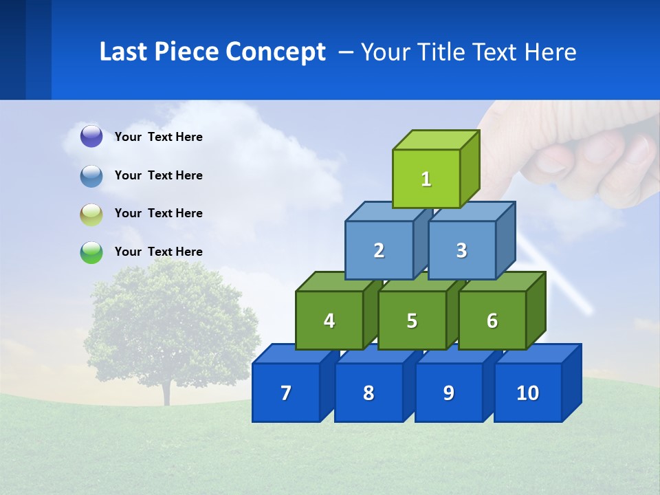 White Energy Supply PowerPoint Template