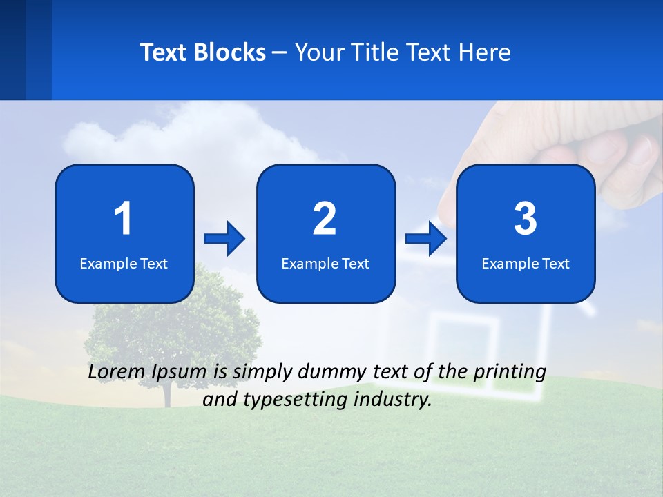White Energy Supply PowerPoint Template