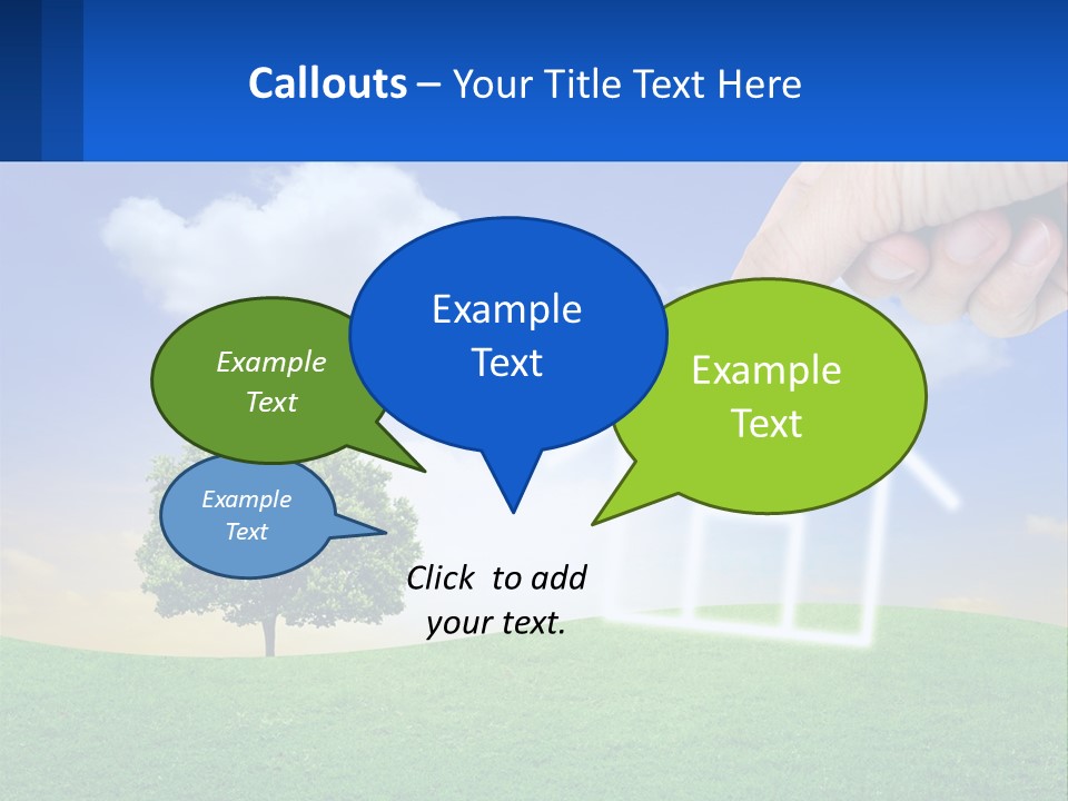 White Energy Supply PowerPoint Template