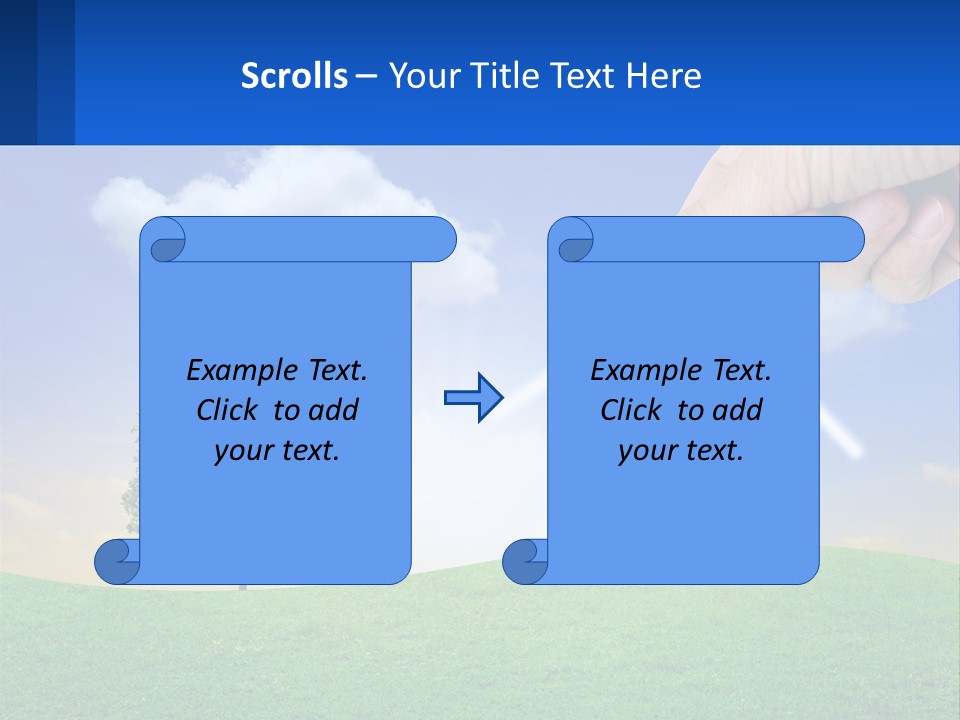 White Energy Supply PowerPoint Template