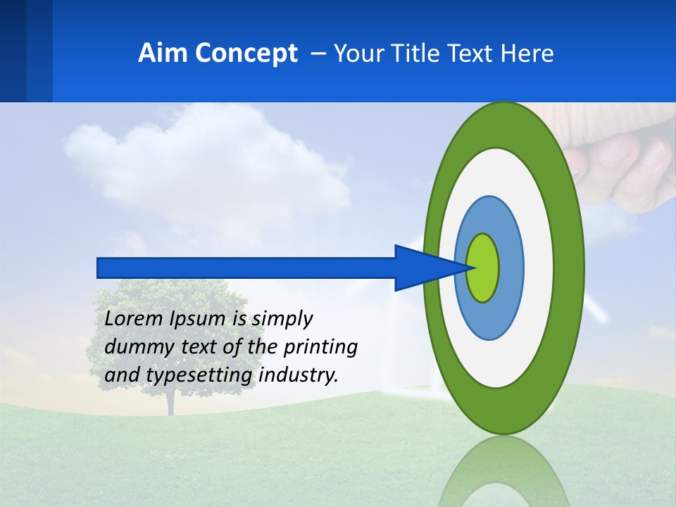 White Energy Supply PowerPoint Template