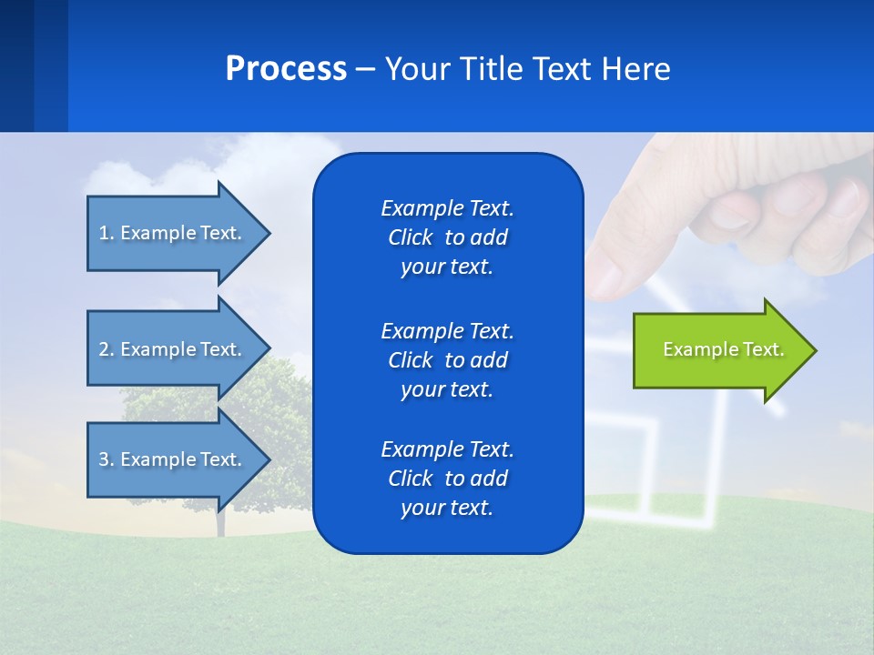 White Energy Supply PowerPoint Template