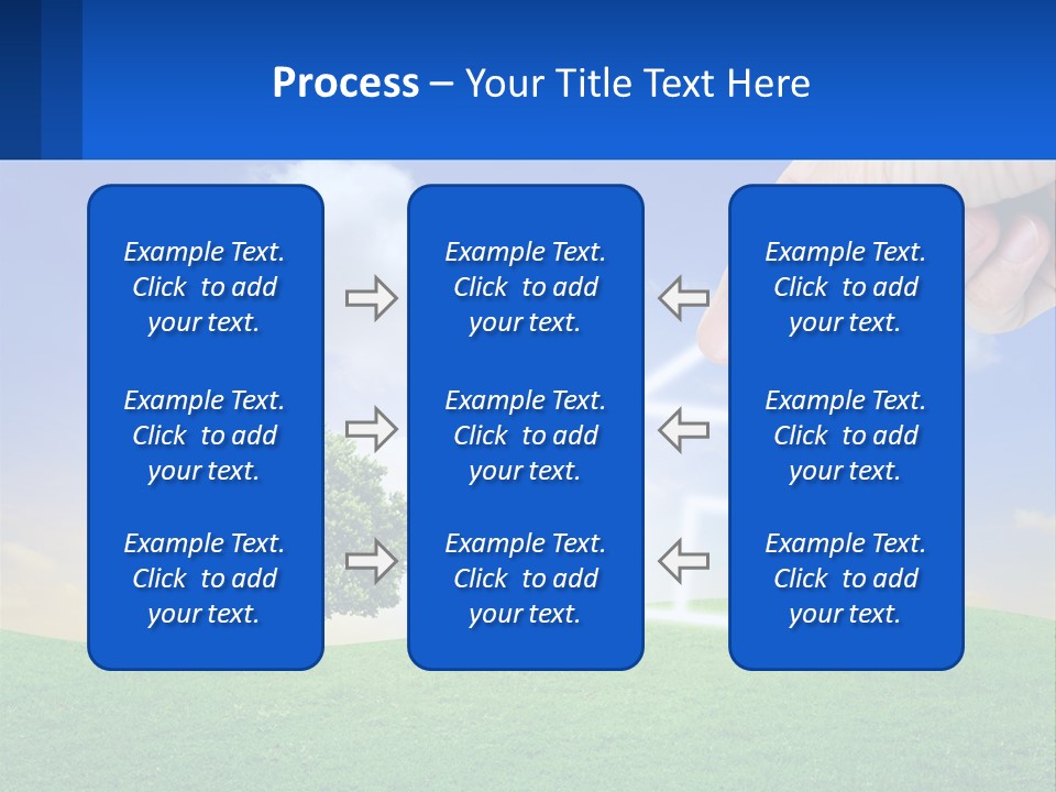 White Energy Supply PowerPoint Template