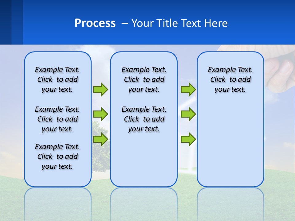 White Energy Supply PowerPoint Template