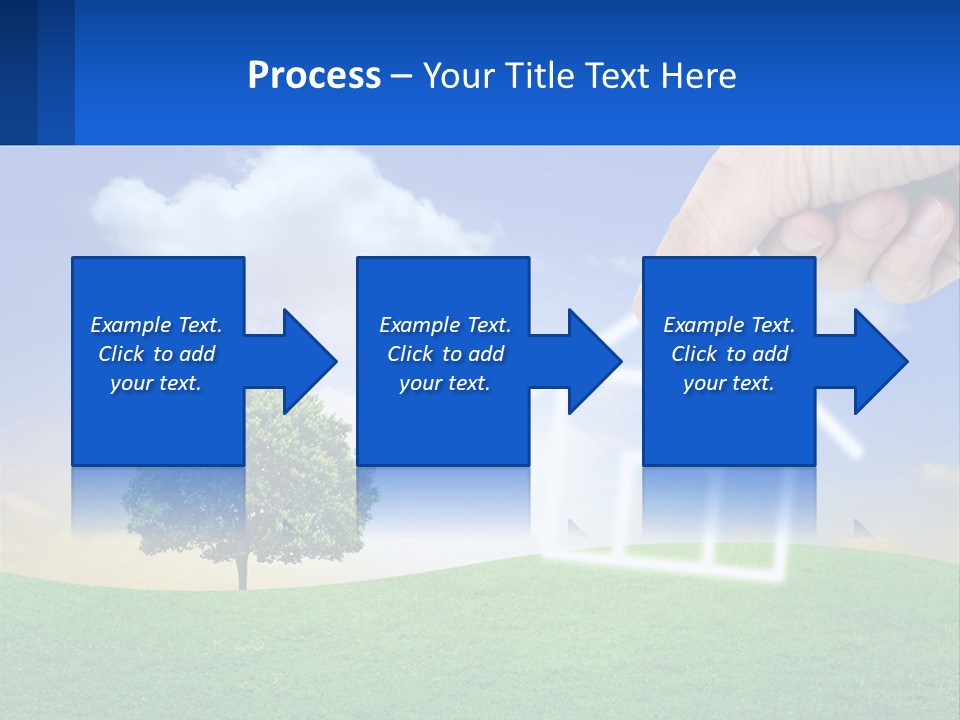 White Energy Supply PowerPoint Template