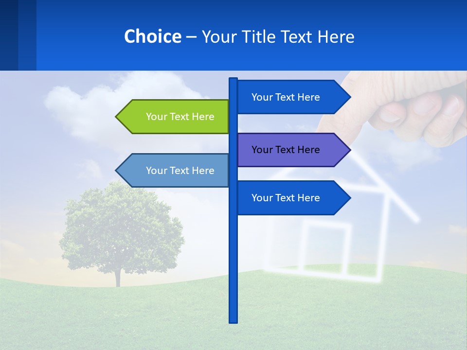 White Energy Supply PowerPoint Template