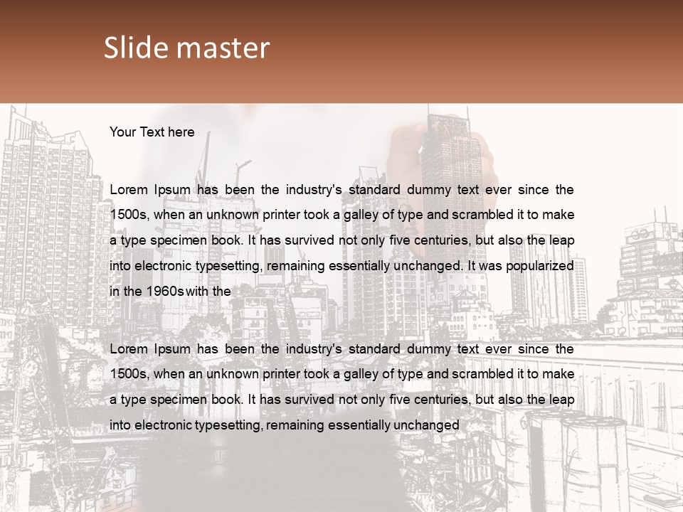 System Condition House PowerPoint Template