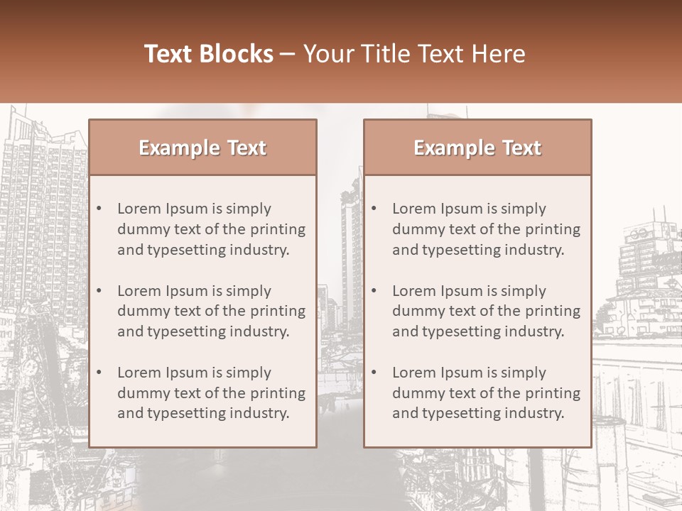 System Condition House PowerPoint Template