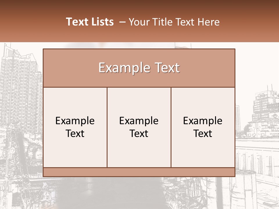 System Condition House PowerPoint Template