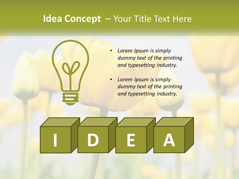 Technology Electricity Switch PowerPoint Template