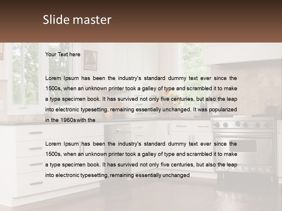 House Switch Part PowerPoint Template