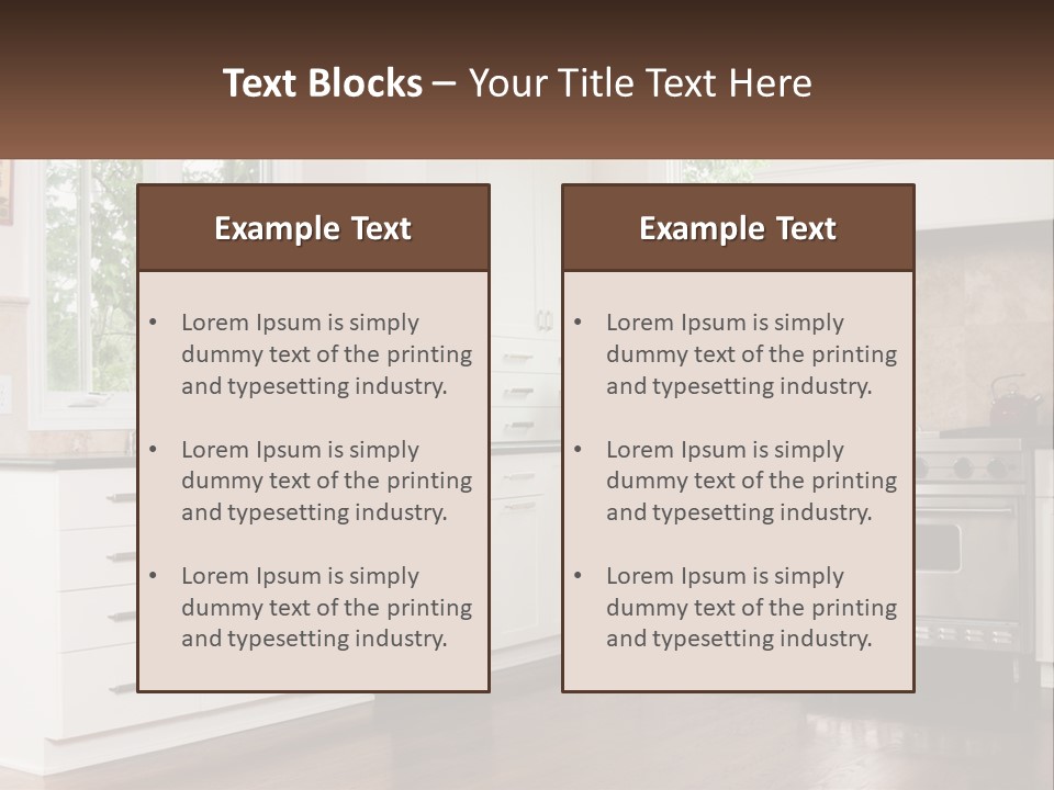 House Switch Part PowerPoint Template