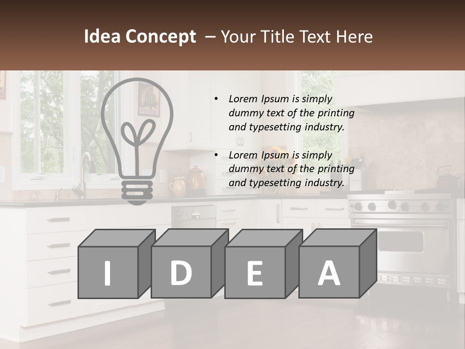 House Switch Part PowerPoint Template