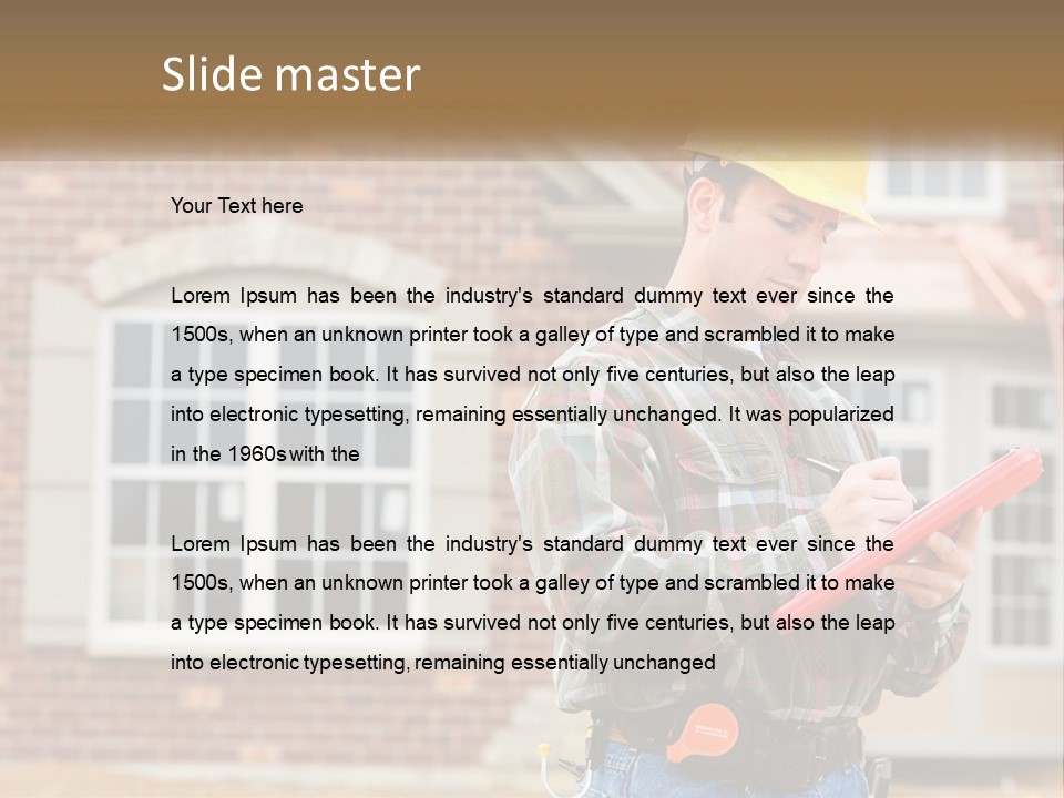 Cool Energy Home PowerPoint Template