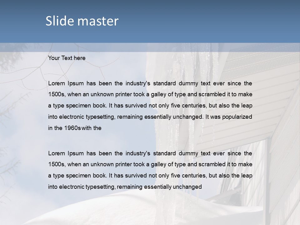 Unit Remote Conditioner PowerPoint Template