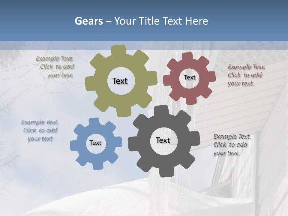 Unit Remote Conditioner PowerPoint Template