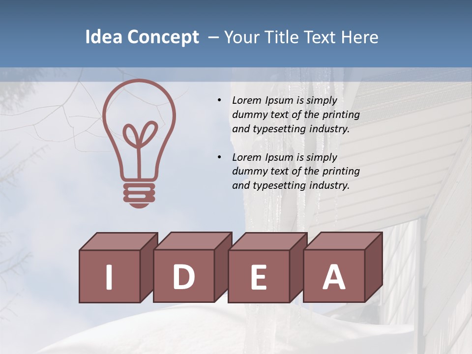 Unit Remote Conditioner PowerPoint Template