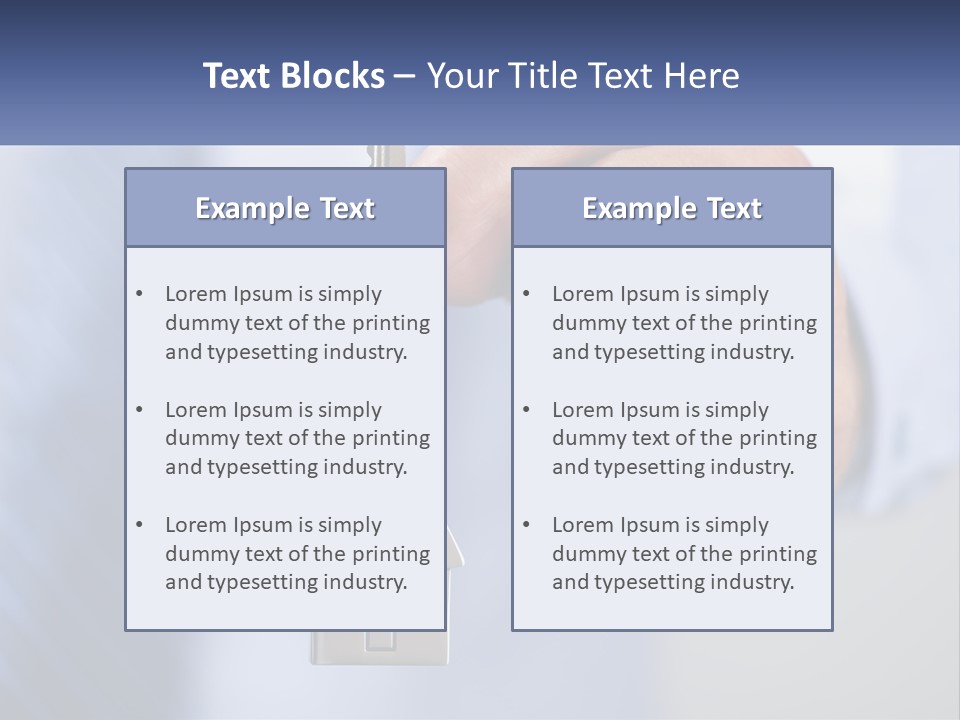 Switch Electric House PowerPoint Template