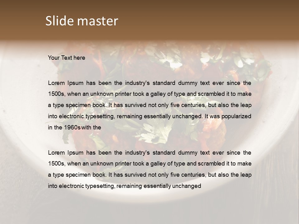 Electricity Cooling System PowerPoint Template