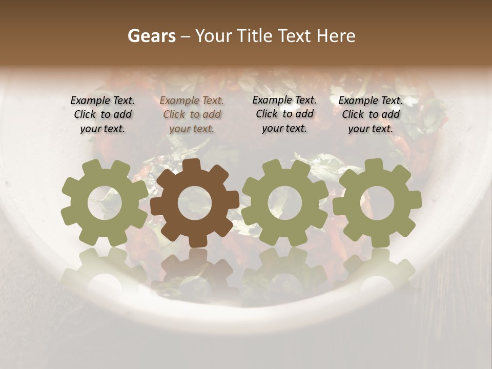 Electricity Cooling System PowerPoint Template