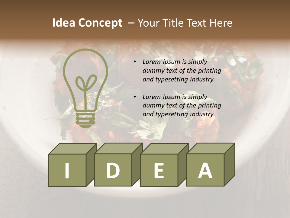 Electricity Cooling System PowerPoint Template