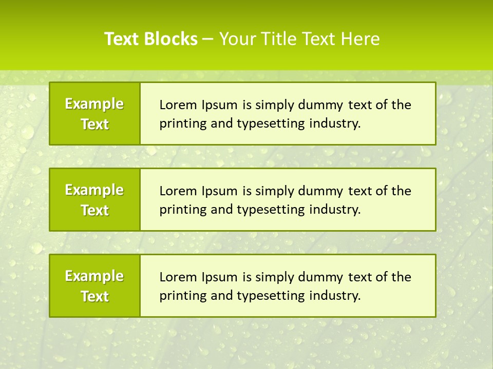 Energy Cool Equipment PowerPoint Template