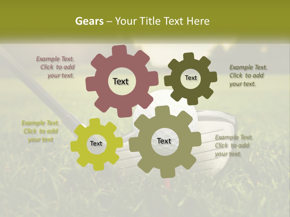 Conditioner Cooling Power PowerPoint Template