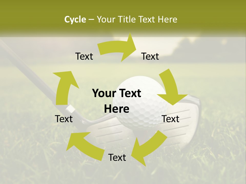Conditioner Cooling Power PowerPoint Template