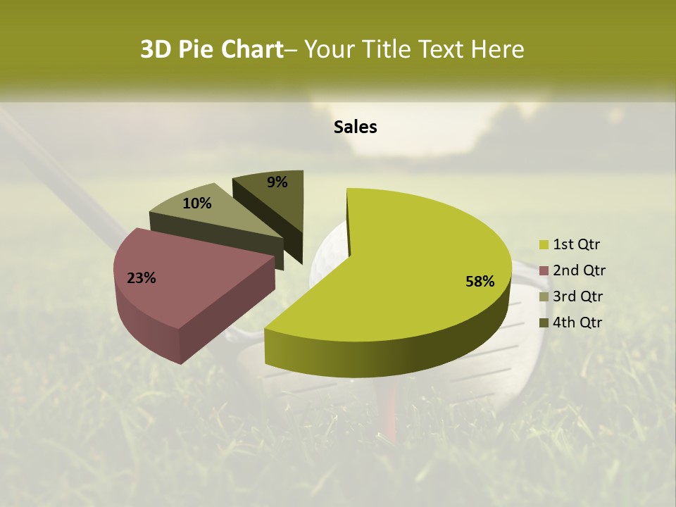 Conditioner Cooling Power PowerPoint Template