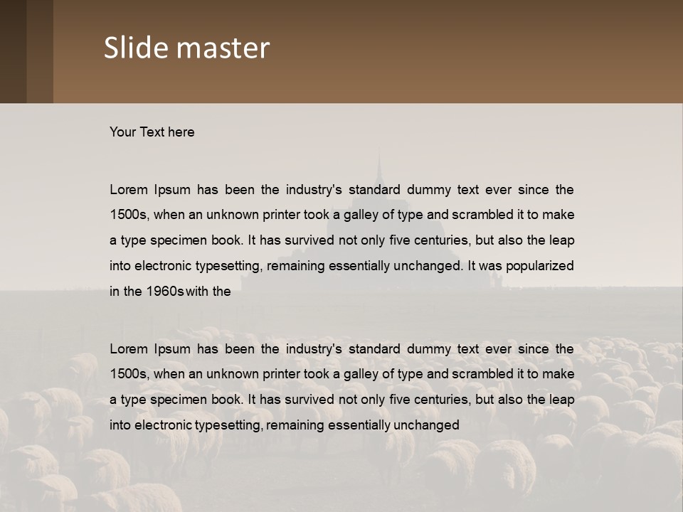 Equipment Supply Air PowerPoint Template