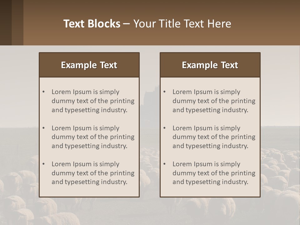 Equipment Supply Air PowerPoint Template
