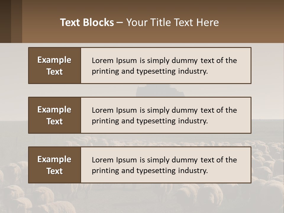 Equipment Supply Air PowerPoint Template