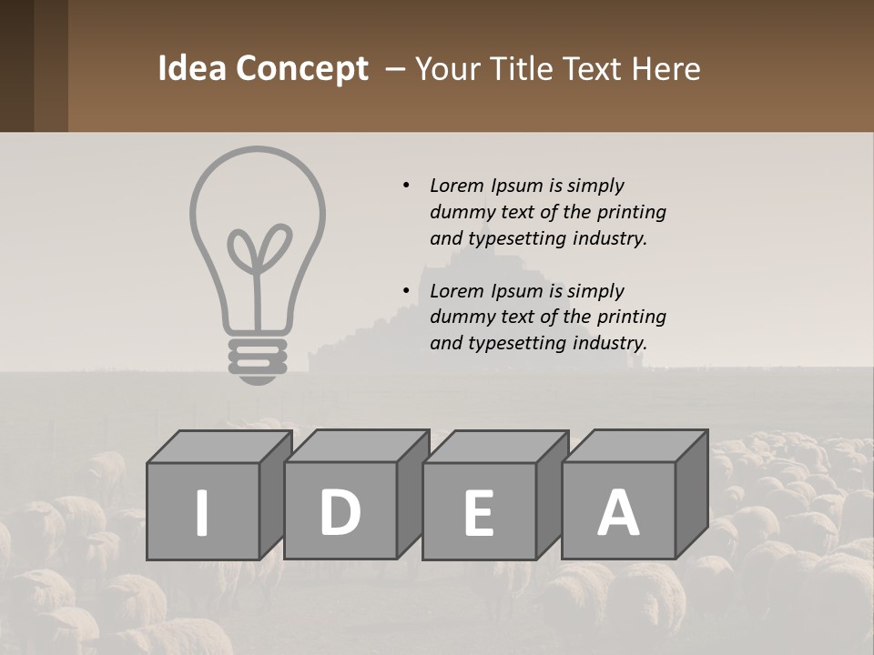 Equipment Supply Air PowerPoint Template