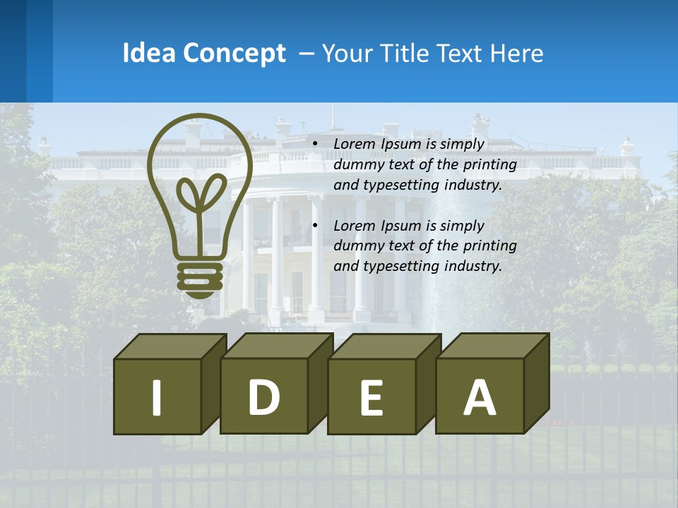 Temperature House Switch PowerPoint Template