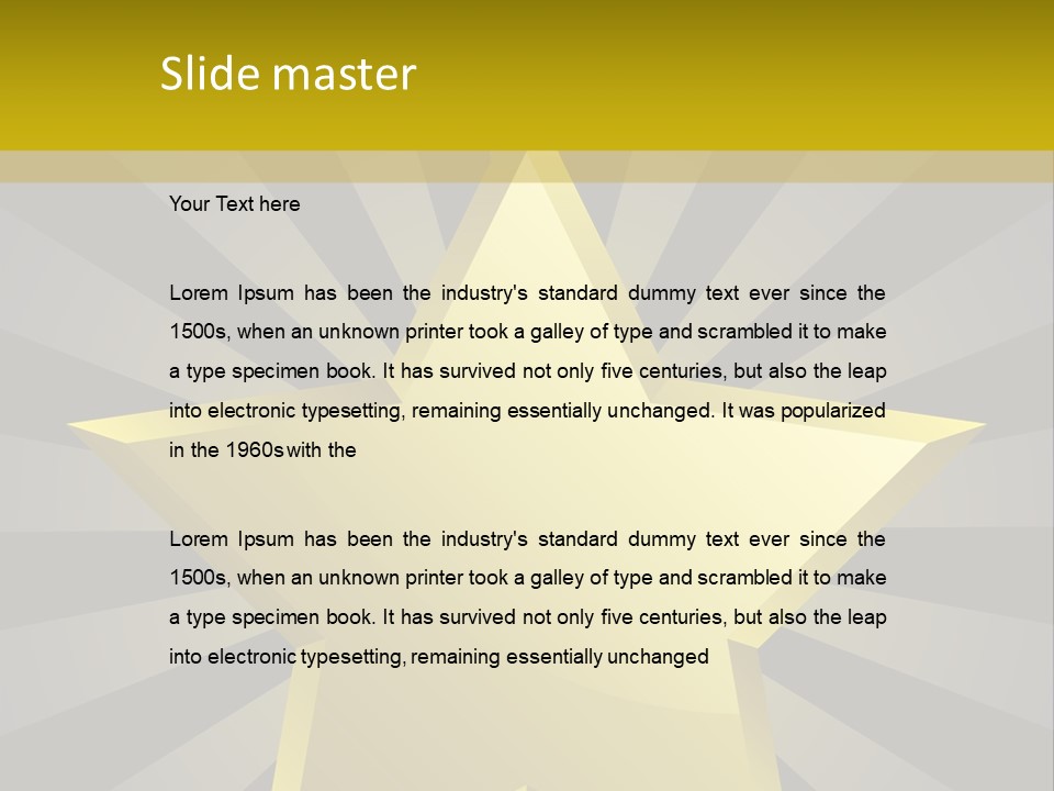 Condition Industry Home PowerPoint Template