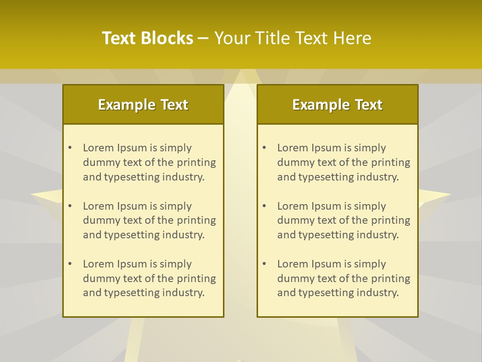 Condition Industry Home PowerPoint Template